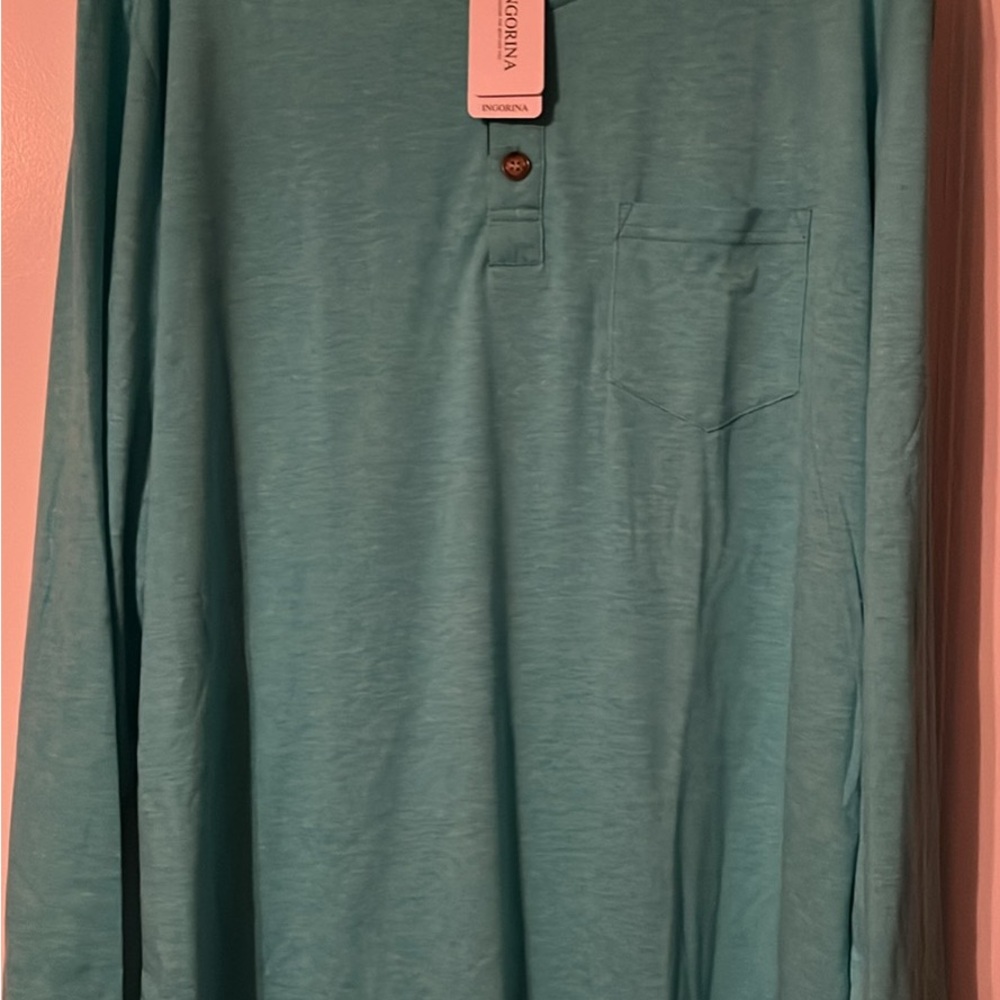 New Men's XL Blue Shirt